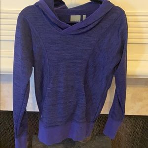 Athleta purple pullover with hood XXS